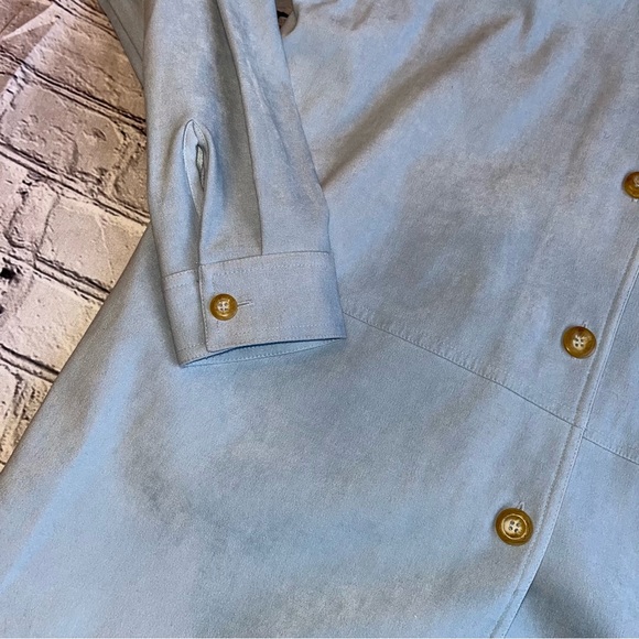 Y2K Talbots Vintage Unlined Coat Large Lightweight - Picture 5 of 10